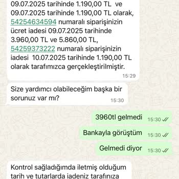 Zara'dan Yapılan İadeler Hesabıma Yatmadı, Mağdurum!