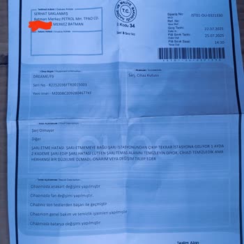 Dream F9 Robot Süpürge Şarj Sorunu Çözülemiyor, Değişim Veya İade Talebi