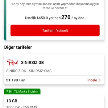 Yüksek İnternet Paketli Uygun Fiyatlı Tarife Talebi Ve Alternatif Eksikliği