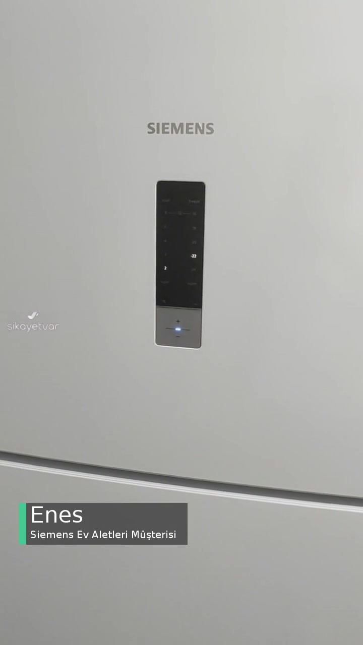 Siemens Buzdolabı Matkap Gibi Çalışıyor! videonun kapak resmi