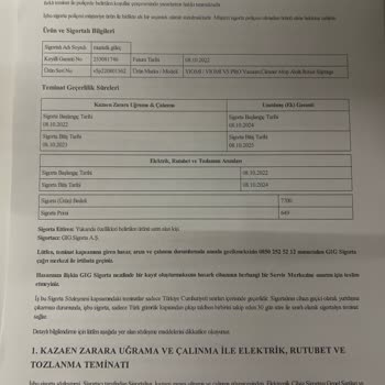 Uzatılmış Garanti İşlevsiz, Cihazım 3 Aydır Arızalı