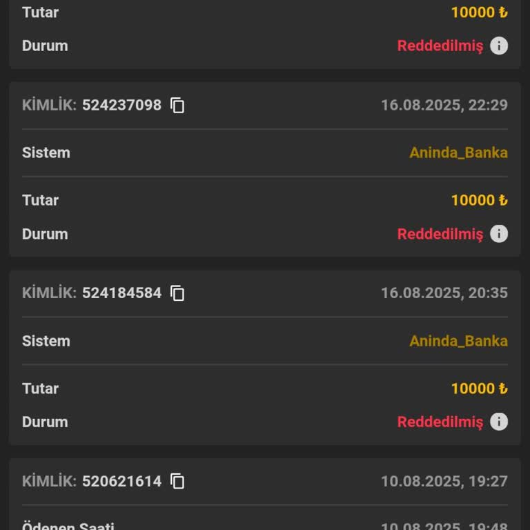 Hiltonbet Para Çekme Talebim Sürekli Reddediliyor Çözüm Sunulmuyor