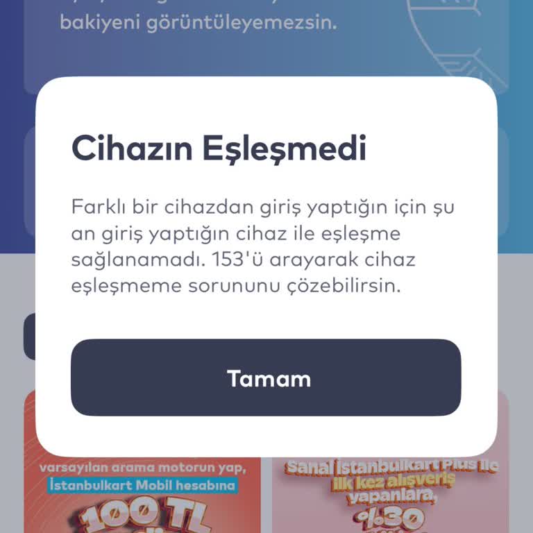 Yeni Cihazda İstanbulkart Uygulamasına Erişim Sorunu Ve Çözüm Eksikliği