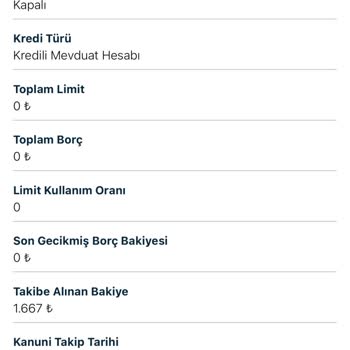 Findeks Raporunda Kanuni Takip Kaydının Kapanmasına Rağmen Güncellenmemesi