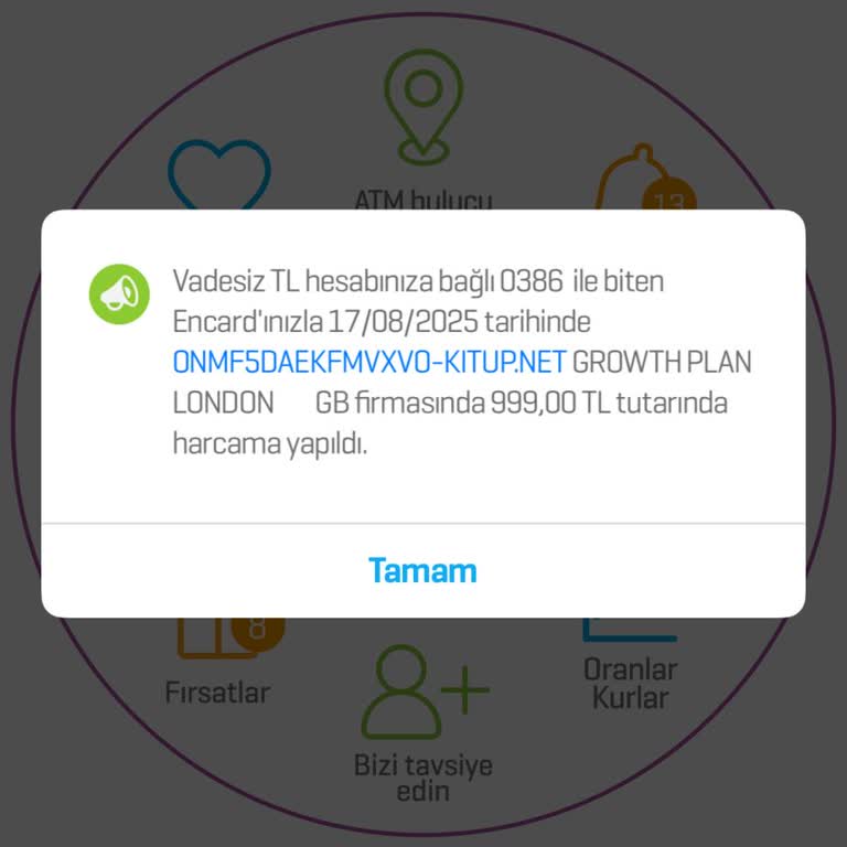 Onayım Olmadan Hesabımdan Çekilen 999 TL İçin İade Talebi