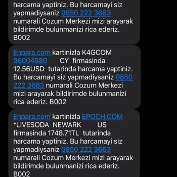 Enpara Kredi Kartımdan Bilgim Dışında Yapılan İşlemler Ve Güvenlik Zafiyeti