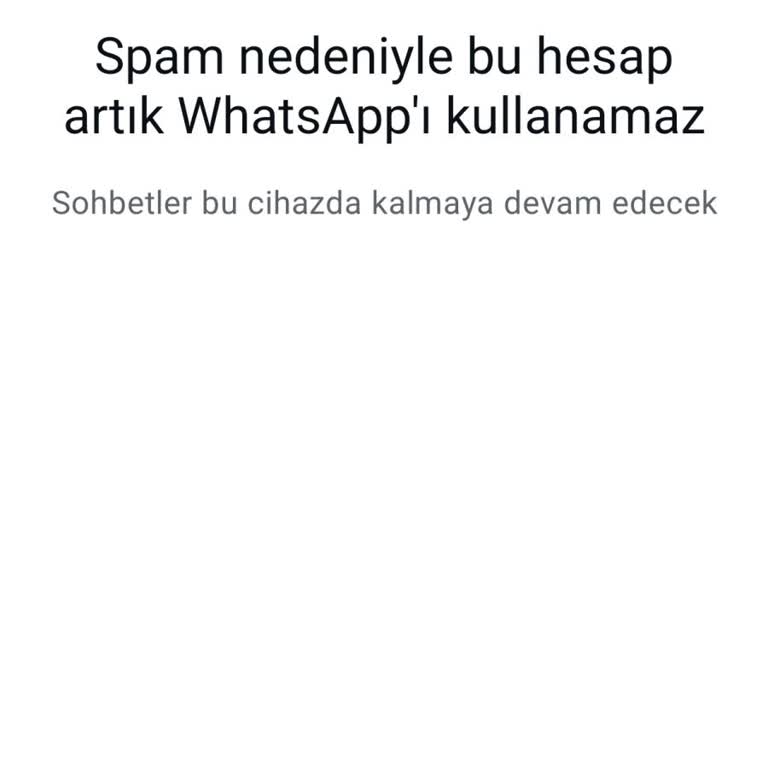 WhatsApp Hesabım Haksız Yere Spamlandı, Destek Ekibi Çözüm Sunmuyor