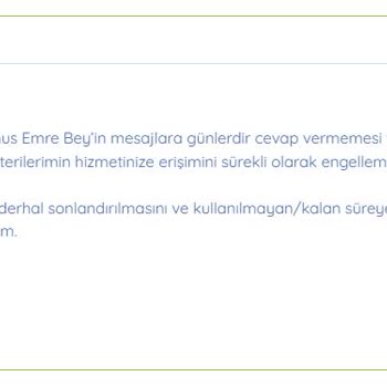 Yalın Host Kiraladığım İki Sunucu Tam Anlamıyla Fiyasko Çıktı