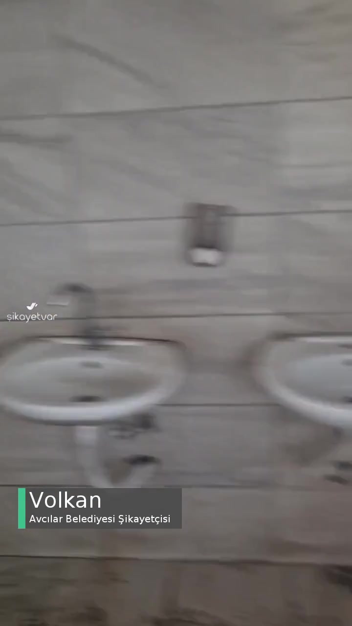 Avcılar Belediyesi Yeşilkent Semt Pazarı Lavabo Sorunu videonun kapak resmi