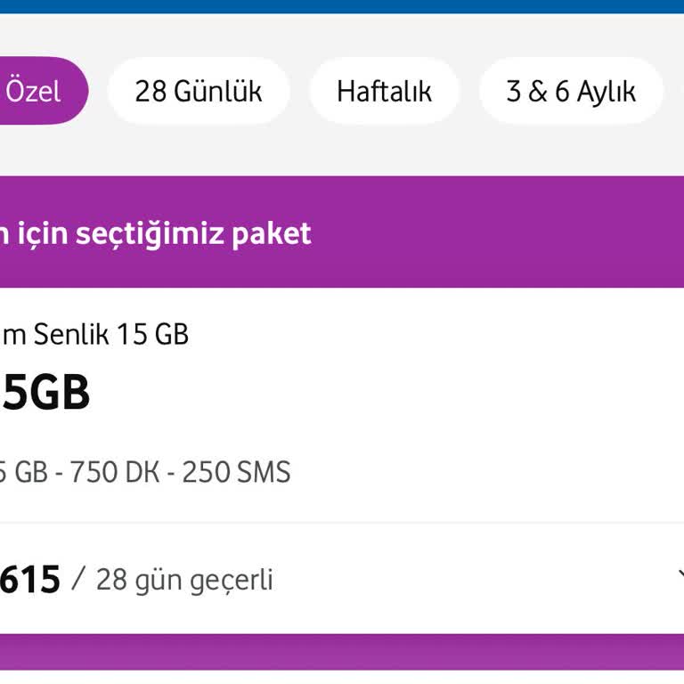 Vodafone'da Hızla Tükenen Paketler Ve Yetersiz Müşteri Desteği
