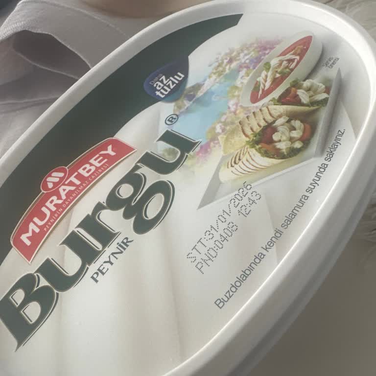 Burgu Peynirde Yoğun Deterjan Tadı Şoku!