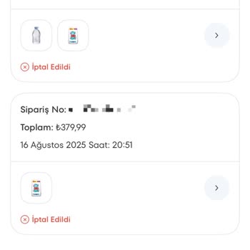 A101 Kapıda Uygulamasında Stokta Görünen Ürünlerin Siparişleri Sürekli İptal Ediliyor