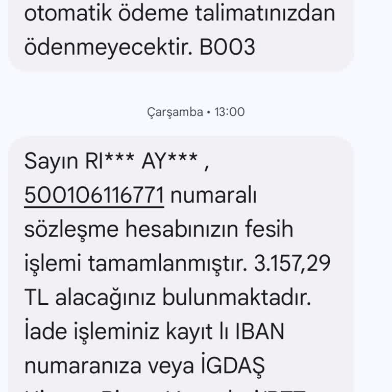 İGDAŞ Güvence Bedeli İadesi Gecikiyor, Acil Çözüm Bekliyorum