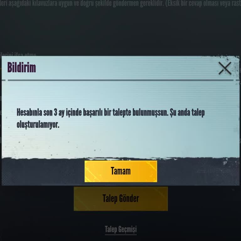 PUBG Mobile Hesabım Çalındı Ve Geri Alamıyorum