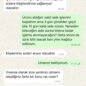 Gecikmeli Ve Kusurlu Ürün, İade Sürecinde İlgisizlik!