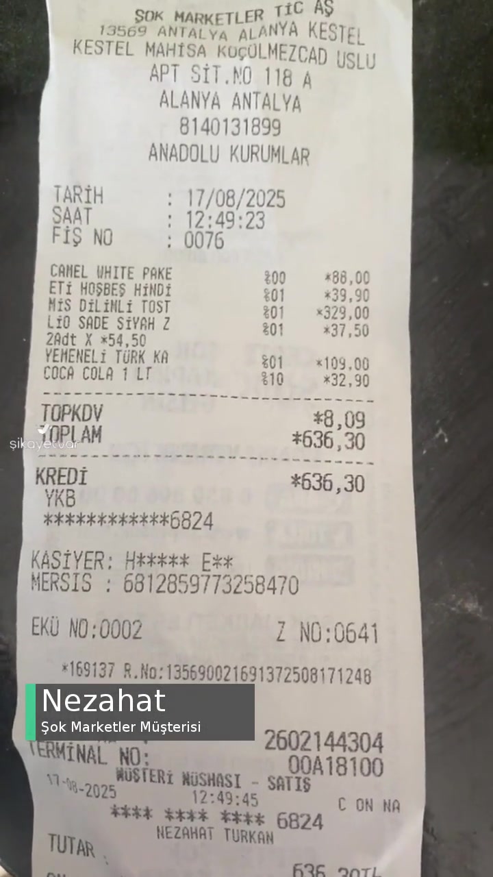 Şok Marketler Küflü Dilim Kaşar Peynir videonun kapak resmi