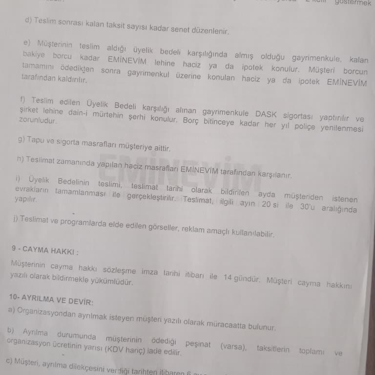 Borç Bittiği Halde İpotek Kaldırılmadı Ve Ek Ücret Talep Ediliyor