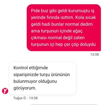 Siparişimde Turşudan Odun Parçası Çıktı, Müşteri Hizmetleri İlgisiz Davrandı