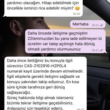 İade Ücreti 1 Aydır Hesabıma Yatırılmadı, Sürekli Oyalandım