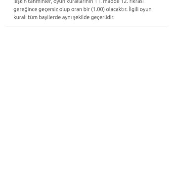 Kazanan Bahis Kuponumun Kazancı Hesabıma Yatırılmadı