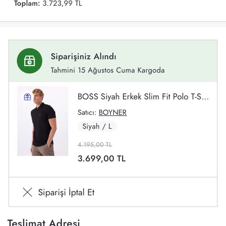 Boyner'den Aldığım Ürün Günlerdir Kargoya Verilmedi, Çözüm Sunulmuyor