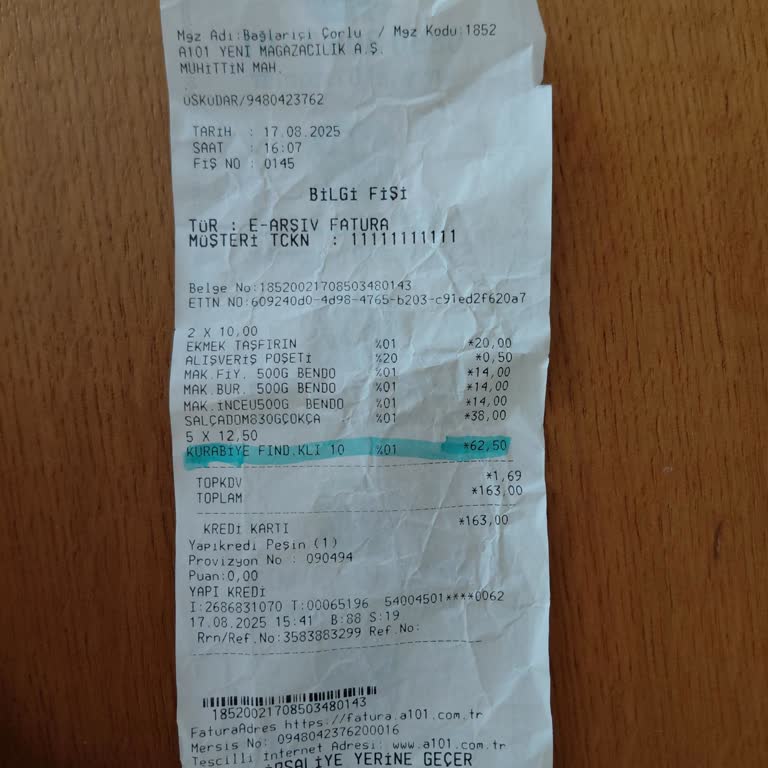 A101'de Almadığım Ürünün Ücretinin Yansıtılması Ve İlgisiz Çalışanlar