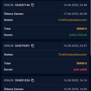 Vbettr'den Yapılan Para Çekim Talebim Banka Hesabıma Yatmadı