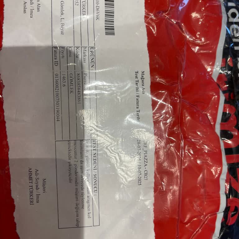 Bir Günde Tiftiklenen Gömleğe Değişim Ya Da İade Yapılmıyor, Mağduriyet Yaşıyorum