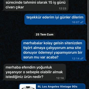 Siparişim Teslim Edilmedi, İletişim Kurulamıyor Ve Para İadem Yapılmadı