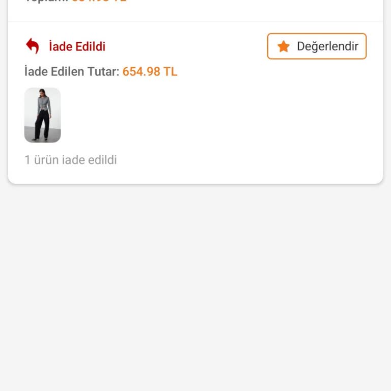 İade Edilen Ürünün Ücreti Papara Hesabıma Yatırılmadı