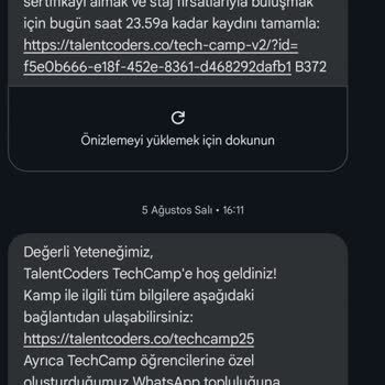 Satın Aldığım Eğitim İçin Giriş Bilgileri Verilmedi Destek Alamıyorum