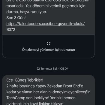 Satın Aldığım Eğitim İçin Giriş Bilgileri Verilmedi Destek Alamıyorum