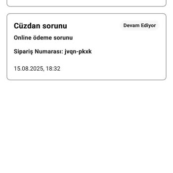 Yemeksepeti Sipariş Oluşmadı, Ücret İadesi Yapılmadı: Müşteri Hizmetlerine Ulaşılamıyor