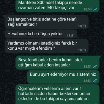 Satın Aldığım Takipçiler Teslim Edilmedi, Kendi Takipçilerimi Sayıyorlar!