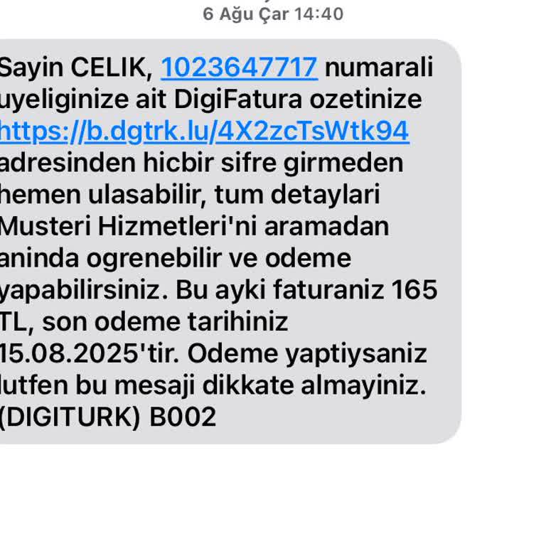 Teslim Edilmeyen HDMI Kablosu İçin Haksız Fatura Ve İade Talebi