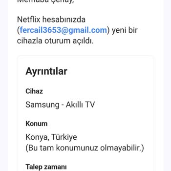 Netflix Hesabımda İzinsiz Para Çekimi Ve Güvenlik İhlali