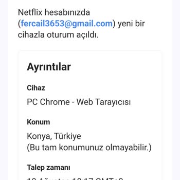Netflix Hesabımda İzinsiz Para Çekimi Ve Güvenlik İhlali