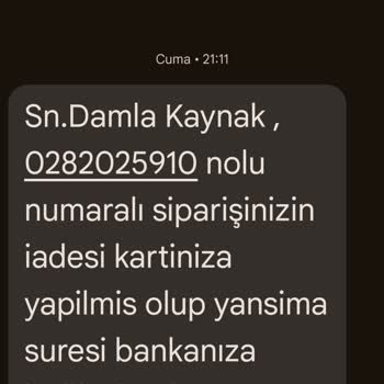 Online Kupon Kullanımı Ve Sipariş İptali Nedeniyle Mağduriyet