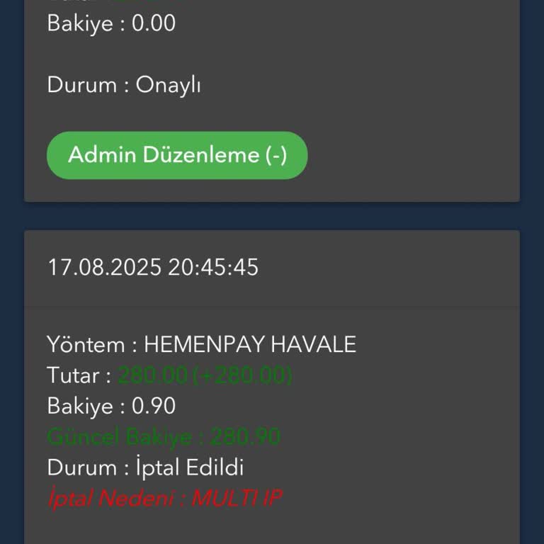 Betgaranti Ödeme Talebim Multi IP Gerekçesiyle Reddedildi, Mağdur Edildim