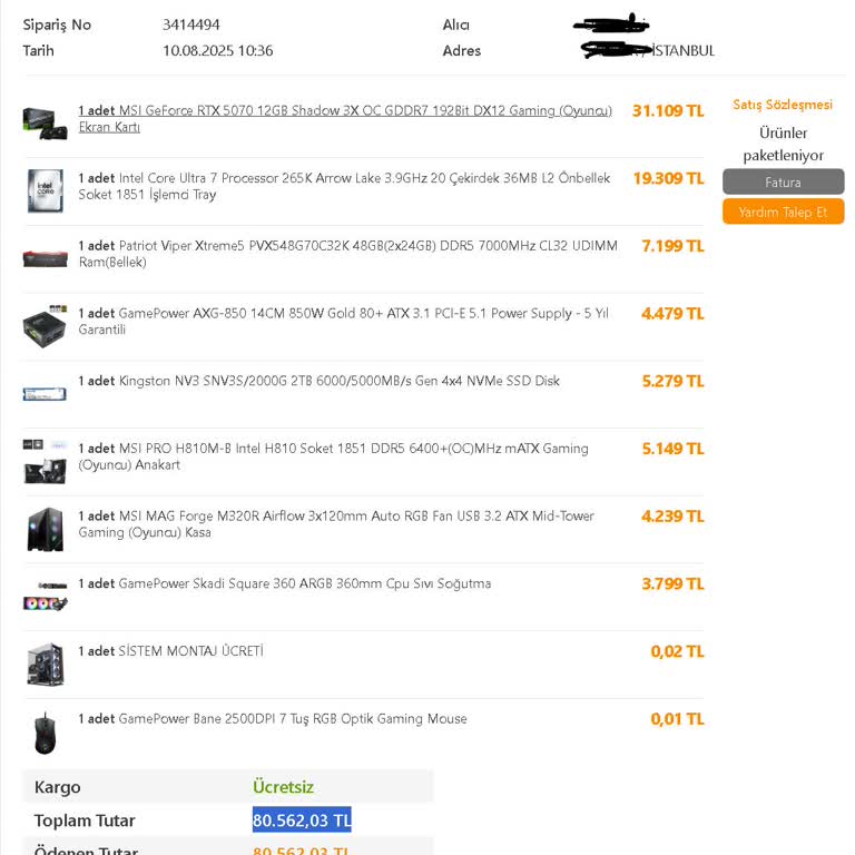 Siparişim 8 Gündür Kargoya Verilmedi Mağduriyet Yaşıyorum