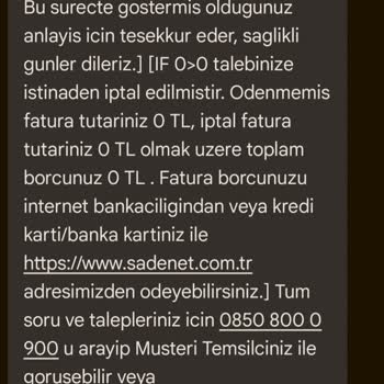İptal Sonrası Modem Teslimine Rağmen Haksız Fatura Ve İlgisiz Müşteri Hizmetleri