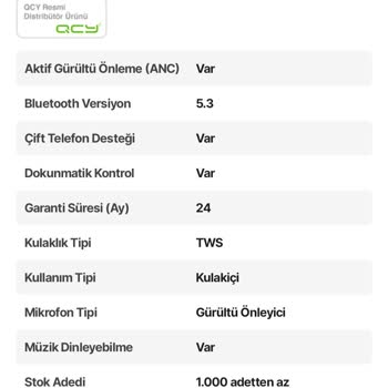 QCY Kulaklıkta Haksız Garanti Dışı Bırakma Ve Ücret Talebi