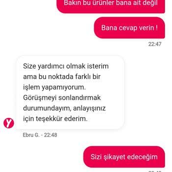 Yanlış Sipariş Ve Yetersiz Destek Nedeniyle Mağduriyet