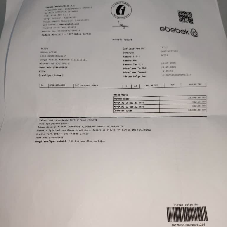 Ebebek Mağazasında İndirimli Ürünlerin Fiyatı Kasada Uygulanmadı, Fazla Ödeme Ve Taksit Sorunu Yaşadım