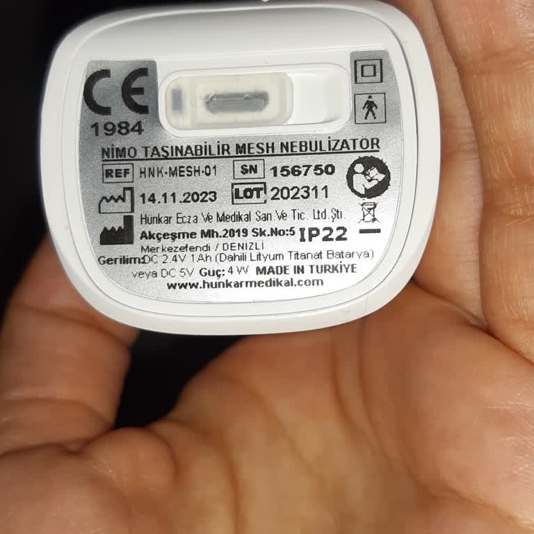 Nimo Nebülizatör Kısa Sürede Buhar Vermemeye Başladı