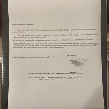 Kısa Sürede Renk Değişen Ayakkabının İadesi Reddedildi