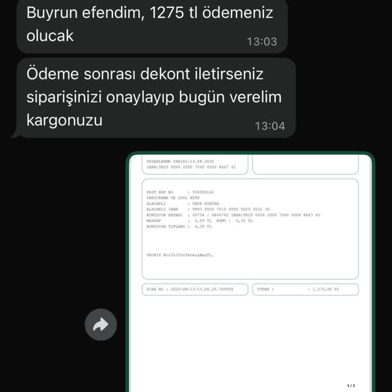 Siparişimin Gönderilmemesi Ve İletişim Sorunu