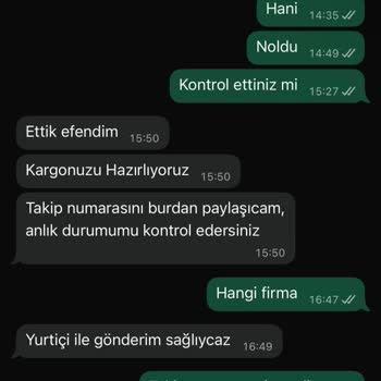 Siparişimin Gönderilmemesi Ve İletişim Sorunu
