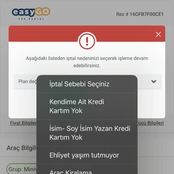 Araç Kiralama Sonrası Sürpriz Ek Şartlar Ve Yüksek Kart Limiti Talebi