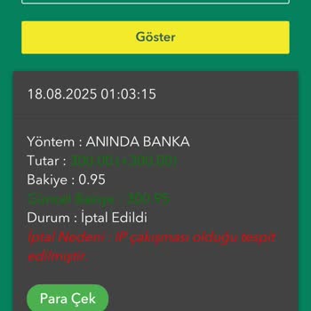 Betpark Kazancım Gerekçesiz İptal Edildi, Mağdur Edildim!